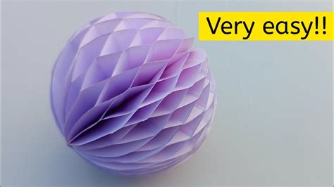 DIY Honeycomb Ball How To Make Paper Honeycomb Ball At Home Origami