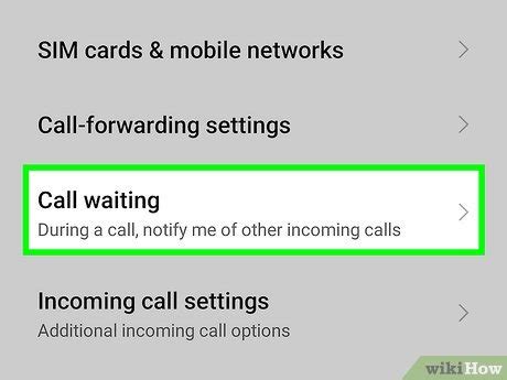 How To Activate Call Waiting On Android