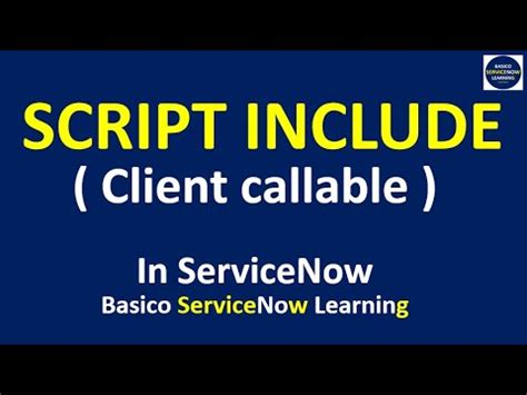 Script Include In ServiceNow How To Call ServiceNow Script Include