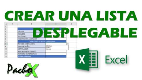 Crear Una Lista Desplegable Tutorial Excel Riset