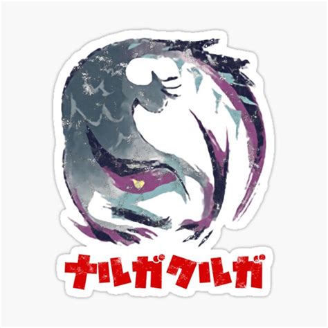 Monster Hunter Rise Nargacuga Character Game Sticker For Sale By Cardoso1621 Redbubble