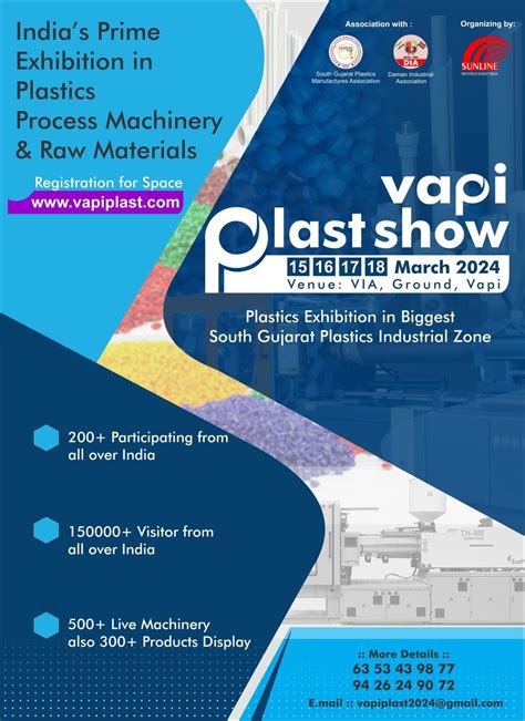 3rd Vapi Plast Show 2024 , VIA Ground Vapi Gujarat India , 15 March to 18 March | AllEvents