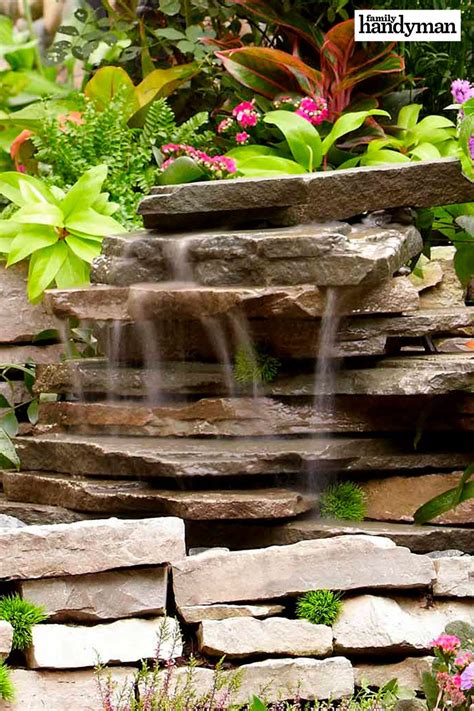 How to Build a Backyard Waterfall | Waterfalls backyard, Garden ...