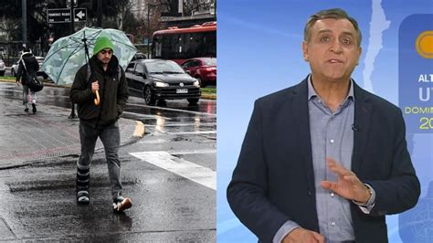 Lluvia en Santiago Iván Torres reveló cuál será la intensidad de las