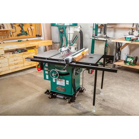 Hp V Cabinet Table Saw With Built In Router Table Grizzly