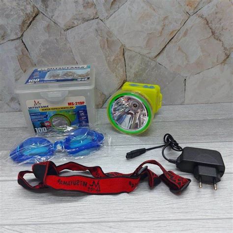 Senter Kepala Selam Diving Watt Mitsuyama Ms P Headlamp Lazada