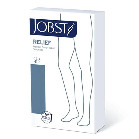 Jobst Relief Compression CHAP Style 30 40 MmHg Open Toe Left Leg