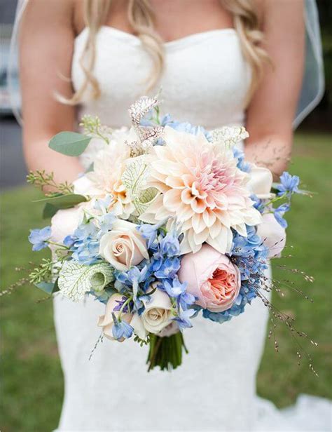 Cute Cornflower Blue and Peach Wedding Color Ideas - ColorsBridesmaid