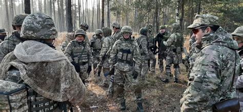 Territorial Defense Of Ukraine Trains To Fight Against Russian Invasion