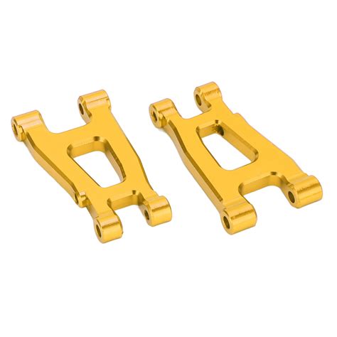 Aluminum Rc Rear Lower Suspension Arms Yellow Swing Arm Upgrade For