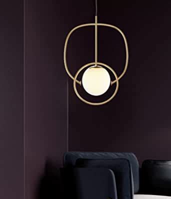 Buy Citra Light Led Gold Frosted Ball Pendant Lamp Chandelier Ceiling