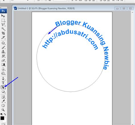 Cara Membuat Tulisan Melingkar Di Photoshop