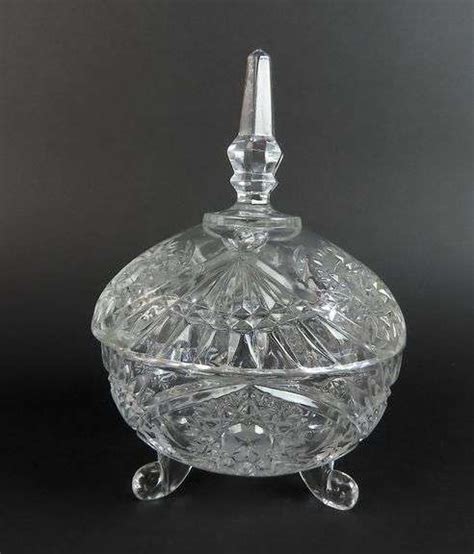 Vintage Lidded Cut Crystal Dish Gc5 Auctions