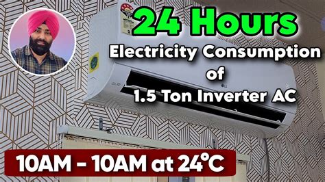 Hours Electricity Consumption Of Ton Inverter Ac Lg Ton