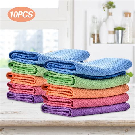 Wash Dish Towels Micro Fiber Cloth For Cleaning Car Windows Lazy Rag