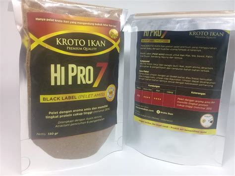 Pelet Amis Hipro Black Label Dr Kroto Ikan Lazada Indonesia