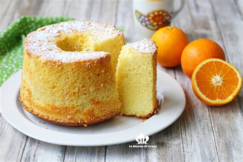 Chiffon Cake All Arancia Nuvola Soffice Anche Bimby Le Ricette Di