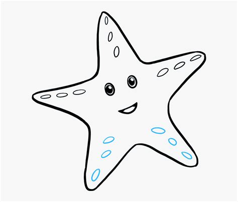 Cute Starfish Drawing