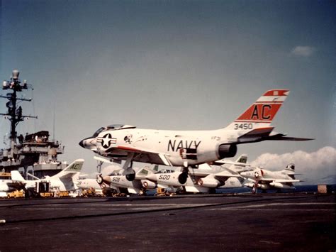 A U S Navy Mcdonnell F3h 2 Demon Of Fighter Squadron Vf 31 Tomcatters