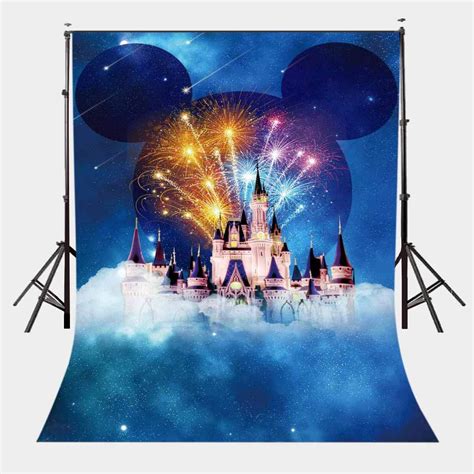 Eoa 5w X3h Ft Disneyland Castle Backdrop For Birthday