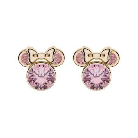 Sc Crystal Boucles D Oreilles Disney En Or Orn Es De Cristaux