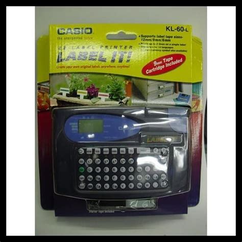 Jual Casio Kl 60 Labeling Printer Label Marker Ez Label It Kl60