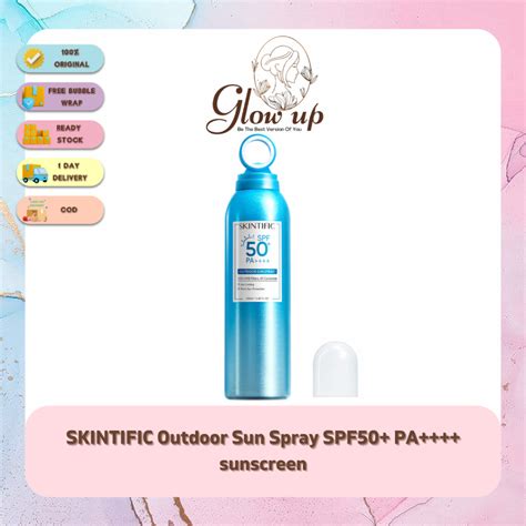 Jual Skintific Outdoor Sun Spray Spf50 Pa Sunscreen Sunblock Badan