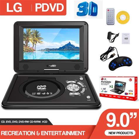 PORTABLE DVD EVD / DVD Player (Screen 9") | Shopee Philippines