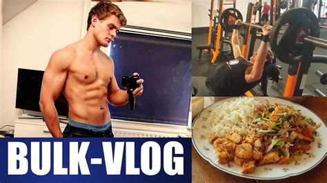 Eten And Trainen Voor Spiermassa Push Workout And Maaltijden Bulkvlog Youtube