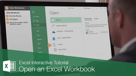 Open An Excel Workbook Customguide