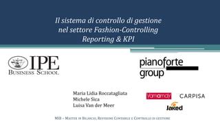 Ipe Pianoforte Group Il Sistema Di Controllo Di Gestione Nel Settore