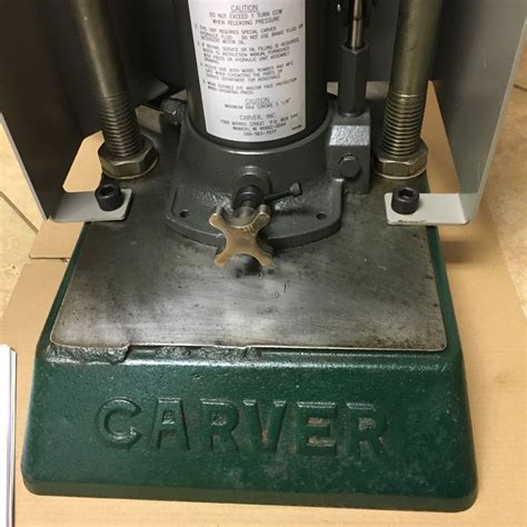 Carver Model C Ton Laboratory Hand Hydraulic Press Model Ebay