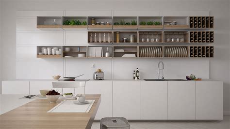 Cucina Con Mensole A Vista Idee Versatili Mondodesign It