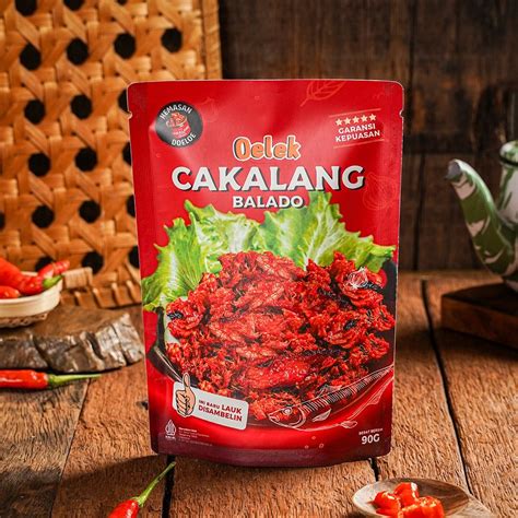 Original OELEK Cakalang Balado 90g 150g Lauk Instant Indonesian Sambal