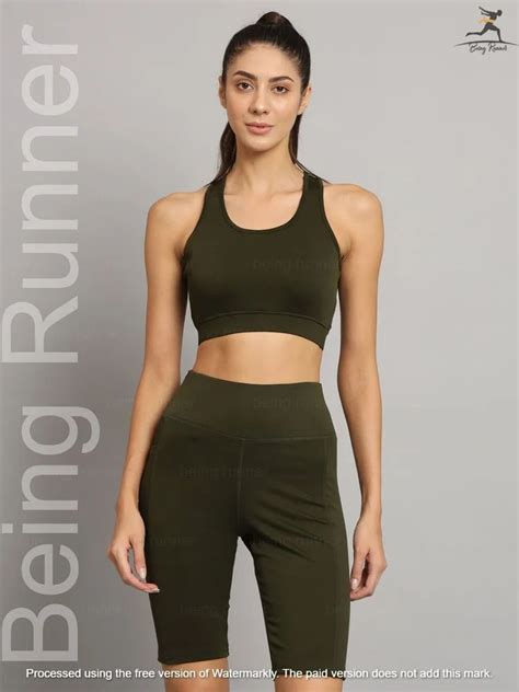 Plain Lycra Spandex Mix Women Gym Sports Bra And Biker Shorts At Rs 370