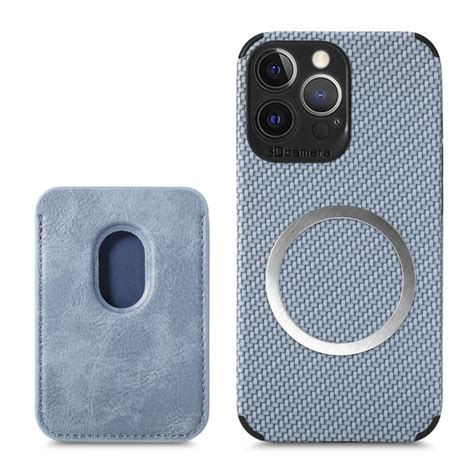 Iphone 13 Pro Max Woven Textured Leather Case With Magsafe And Rfid