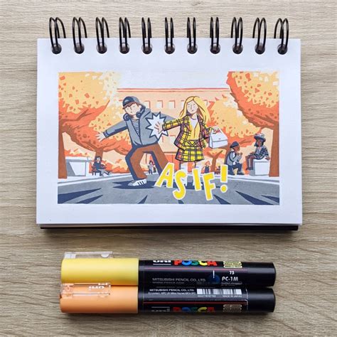 Posca Film Illustrations Domestika Paint Marker Pen Marker Art