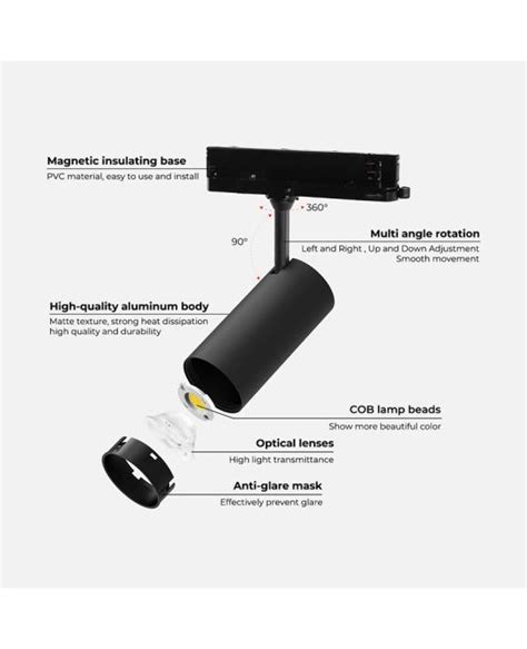 Miboxer W Zigbee G Rgb Cct Plug In Track Lighting