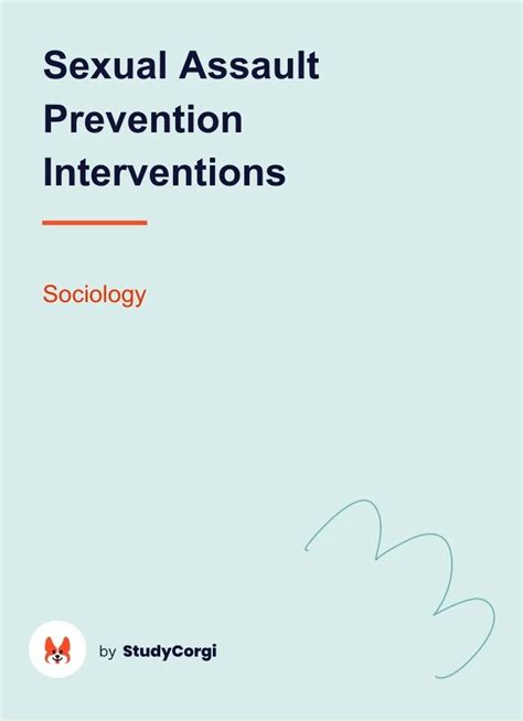 Sexual Assault Prevention Interventions Free Essay Example