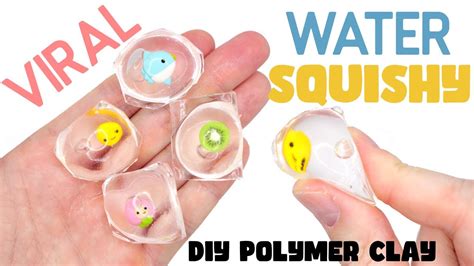 How To Diy Viral Miniature Water Squishy Silicone Tape Tutorial Youtube