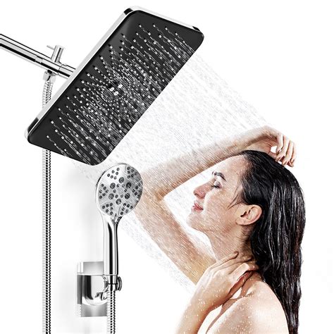 Novashion 8 10 Inch Rainfall Shower Head Rain Shower Head Luxury High