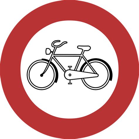 Cartello Stradale Bicicletta Grafica Vettoriale Gratuita Su Pixabay