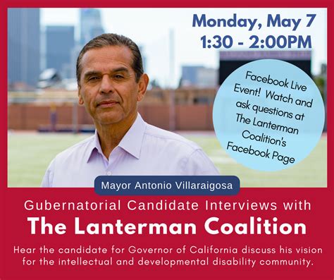 Lanterman Coalition Interview with Antonio Villaraigosa | Inland ...