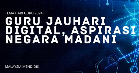 Tema Hari Guru 2023 Guru Insani Pemangkin Generasi Madani