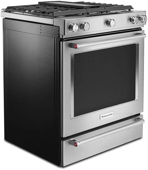 Kitchenaid® 30 Stainless Steel Slide In Dual Fuel Range Gil Klein Tv And Appliance Fairview