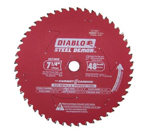 Diablo D Cf Cermet Steel Demon Metal Cutting Circular Saw Blade