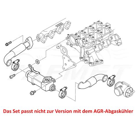 AGR Ventil Entfernung Set für BMW mit 2 0 3 0 D M47 M57 M51 Land Rover