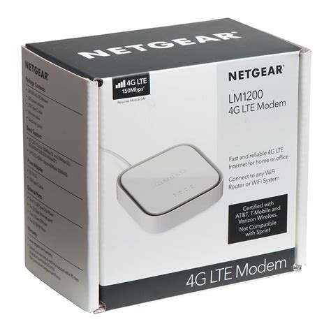 Netgear Lm1200 4g Lte Broadband Modem 150 Mbps Max Speed 2 Ethernet