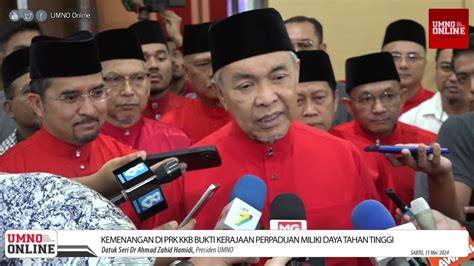 Kemenangan Di PRK KKB Bukti Kerajaan Perpaduan Miliki Daya Tahan Tinggi