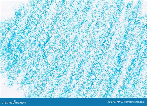 Blue Color Crayon Hand Drawing Texture Stock Image - Image of stroke ...